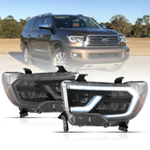 VLAND LED Headlights For 2007-2013 Toyota Tundra & 2008-2020 Sequoia