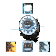 VLAND LED Headlights For 2014-2019 Mini Cooper F56 bentley style
