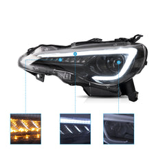 VLAND LED Headlights For Toyota 86 2012-2020 & Subuaru BRZ 2012-2020 & Scion FR-S 2012-2020