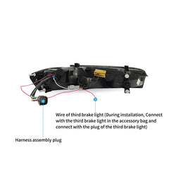 VLAND LED Tail Lights For Chevrolet Camaro Chevy 2016-2018
