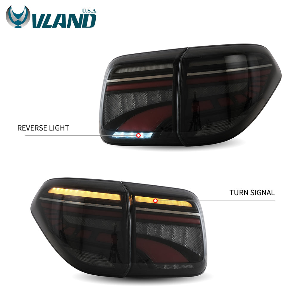 VLAND LED Tail Lights for 2012 2019 Nissan Patrol Y62 2017 2020