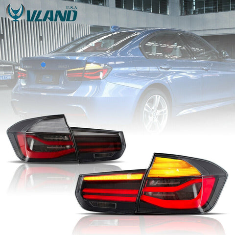 LED Tail Lights Smoked Fits For BMW 3 Series F30 2013-2018 Assembly