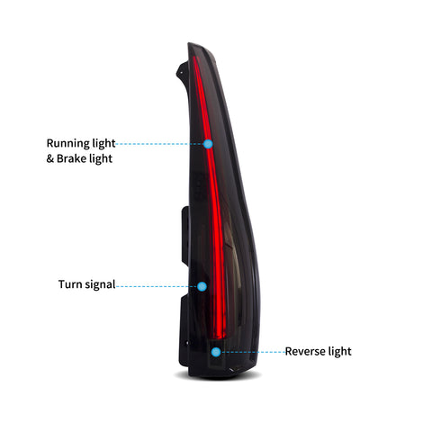 VLAND LED Tail Lights For Cadillac Escalade / ESV 2007-2014