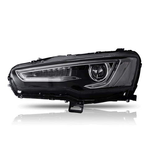 VLAND LED Headlights Audi Style For 2008-2017 Mitsubishi Lancer & EVO X