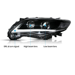 VLAND LED  Headlights for Toyota Corolla(E140/E150)  2011-2013