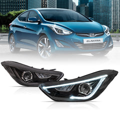 VLAND LED Headlights for Hyundai Elantra Sedan/Coupe 2011-2015