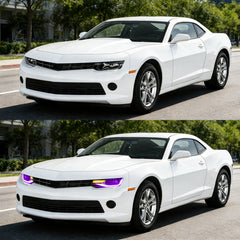 VLAND RGB style LED Headlights For Chevrolet  Camaro 2014 2015