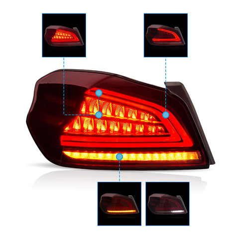 VLAND LED Tail Lights for 2015-2019 Subaru WRX & STI