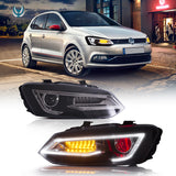 VLAND LED Headlights For Volkswagen Polo MK5 2009-2017