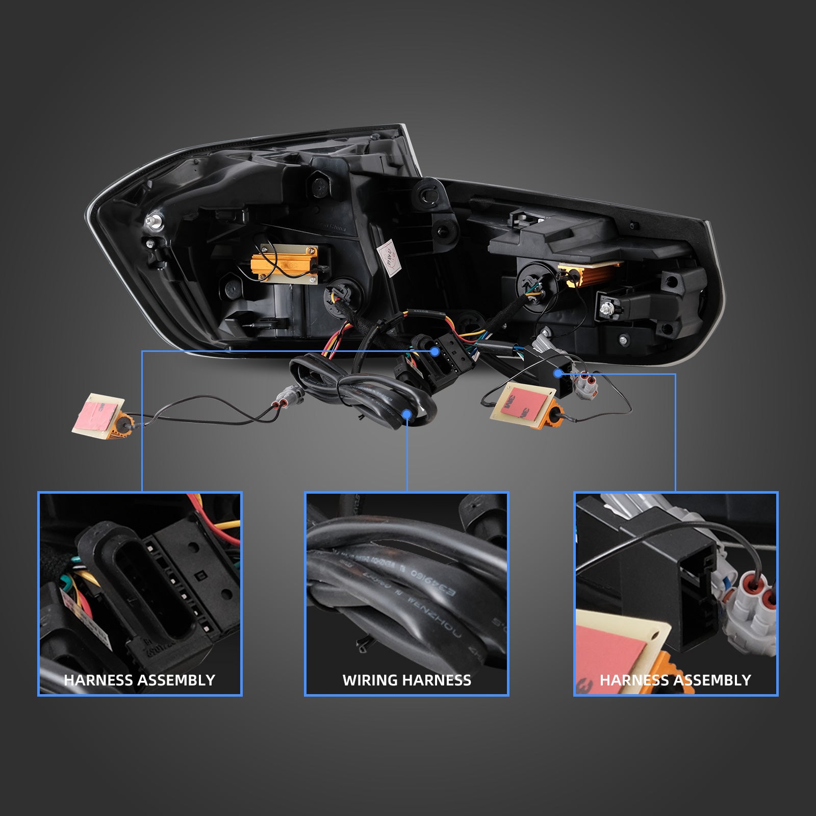 VLAND LED Tail Lights For BMW 3 Series 2012-2019