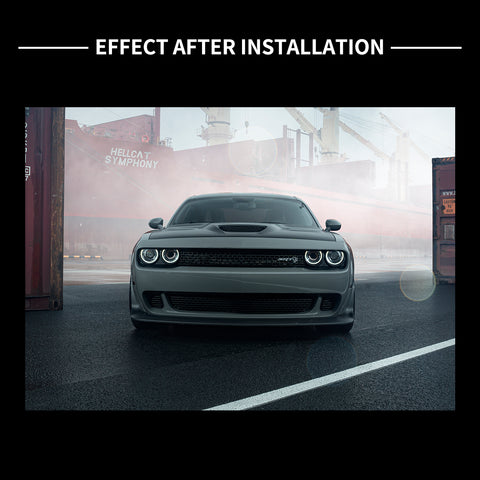 VLAND LED Headlights For Dodge Challenger 2008-2014