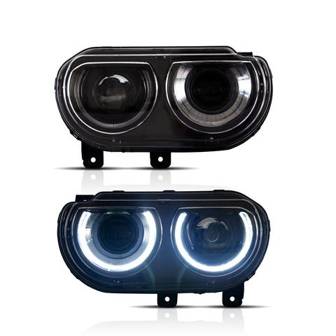 VLAND LED Headlights For Dodge Challenger 2008-2014