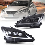 VLAND LED Headlights For Lexus IS250 350 ISF 2006-2012