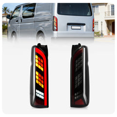 VLAND LED Tail Lights For Toyota Hiace 2005-2019 with Sequential Turn Signal