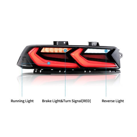 VLAND LED Taillights For 2014 2015 Chevrolet Camaro