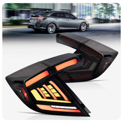 VLAND LED Taillights For 2016-2021 Honda Civic HatchBack with start-up animation