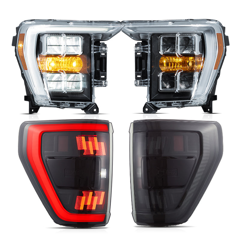 VLAND LED Headlight and Taillight Kit For Ford F150 2021 2022 2023