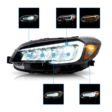 VLAND LED Headlights for 2015-2021 Subaru WRX