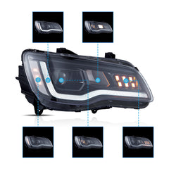VLAND LED Projector Headlights For Chrysler 300 2011–2023