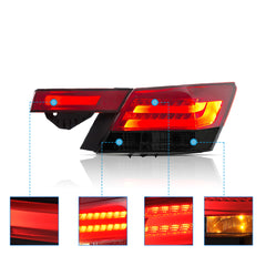 VLAND LED Tail lights For Honda Accord Inspire 2008-2012 [4PCS]