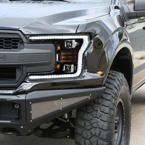 VLAND LED Dual Beam Headlights For Ford  F150 2018-2020