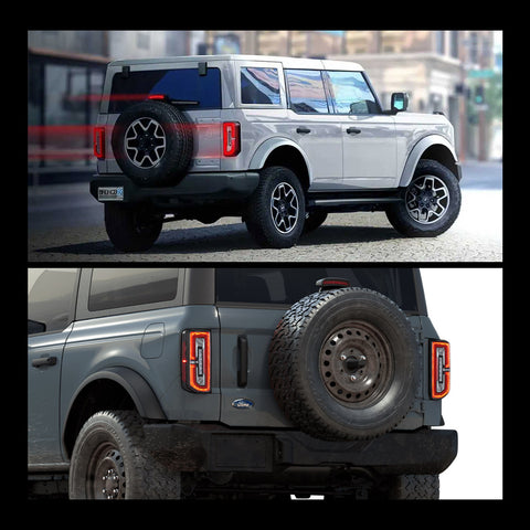 VLAND LED Tail lights For Ford Bronco 2021-2024 With Dynamic Welcome Lighting