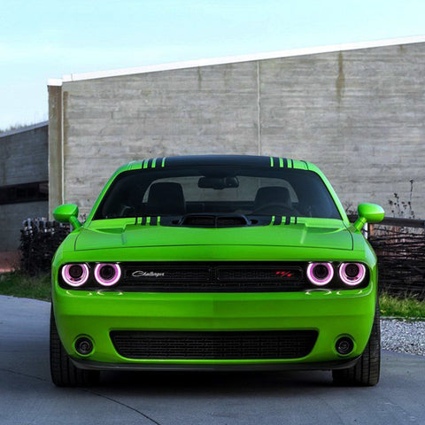 VLAND RGB DRL LED Headlights For Dodge Challenger 2015-2024