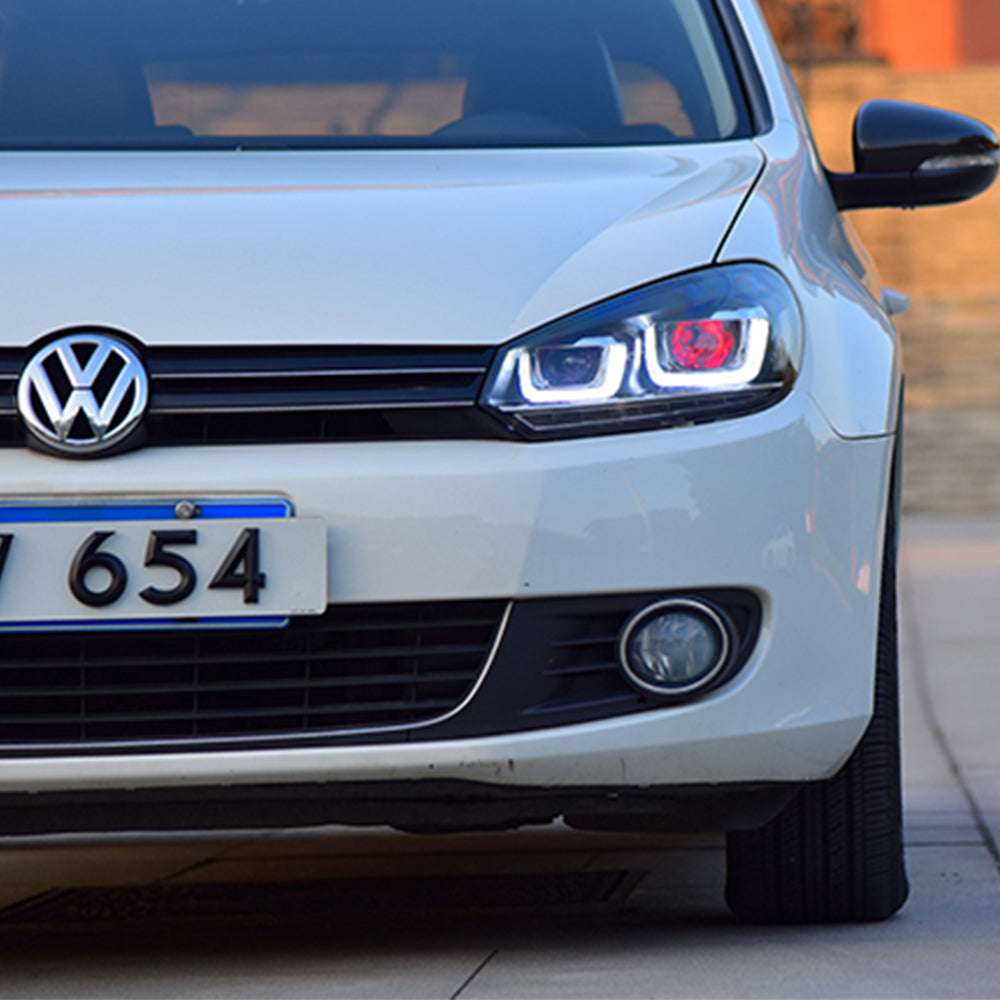 VLAND LED Headlights For VOLKSWAGEN Golf 6 MK6 2009-2014
