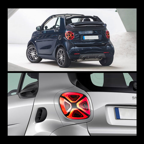 VLAND LED Tail Lights For 2015-2020 Benz Smart Fortwo/Forfour C453/A453/W453