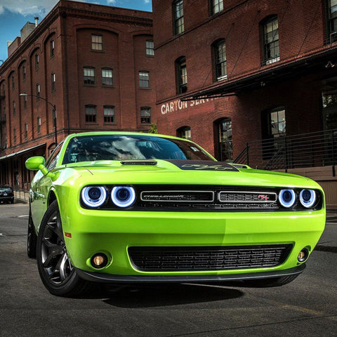 VLAND RGB DRL LED Headlights For Dodge Challenger 2015-2024