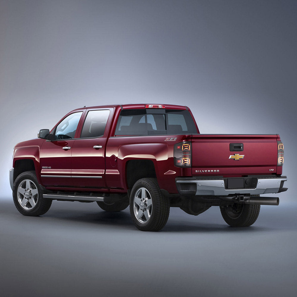 VLAND LED Tail lights For 2014-2018 Chevrolet Silverado 1500 2500HD 3500HD