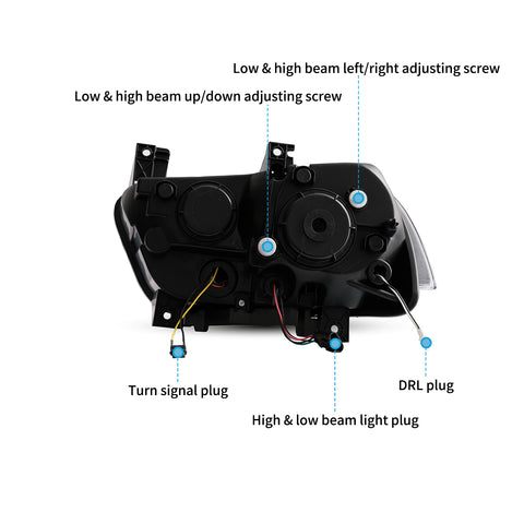 VLAND LED Headlights For Dodge Charger 2011-2014