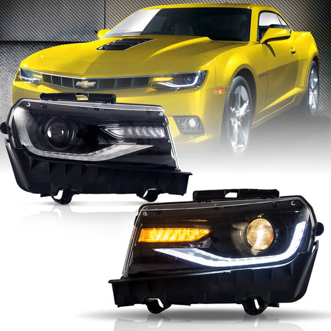 VLAND LED Headlights For Chevrolet  Camaro 2014 2015