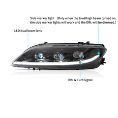 VLAND Full LED Headlights For Mazda 6 2002-2008