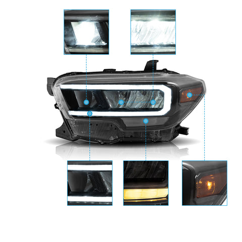 VLAND LED Headlights For 2016-2023 Toyota Tacoma
