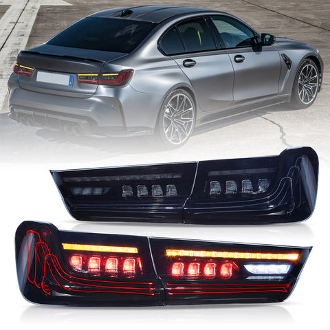 VLAND LED Laser Taillights For 2019-2023 BMW 3-Series G20