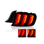 VLAND LED Taillights For 2015-2023 Ford Mustang with Red Turn Signal(US Model)