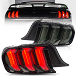 VLAND LED Taillights For 2015-2023 Ford Mustang with Red Turn Signal(US Model)