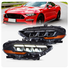 VLAND LED Headlights For Ford Mustang 2018-2023