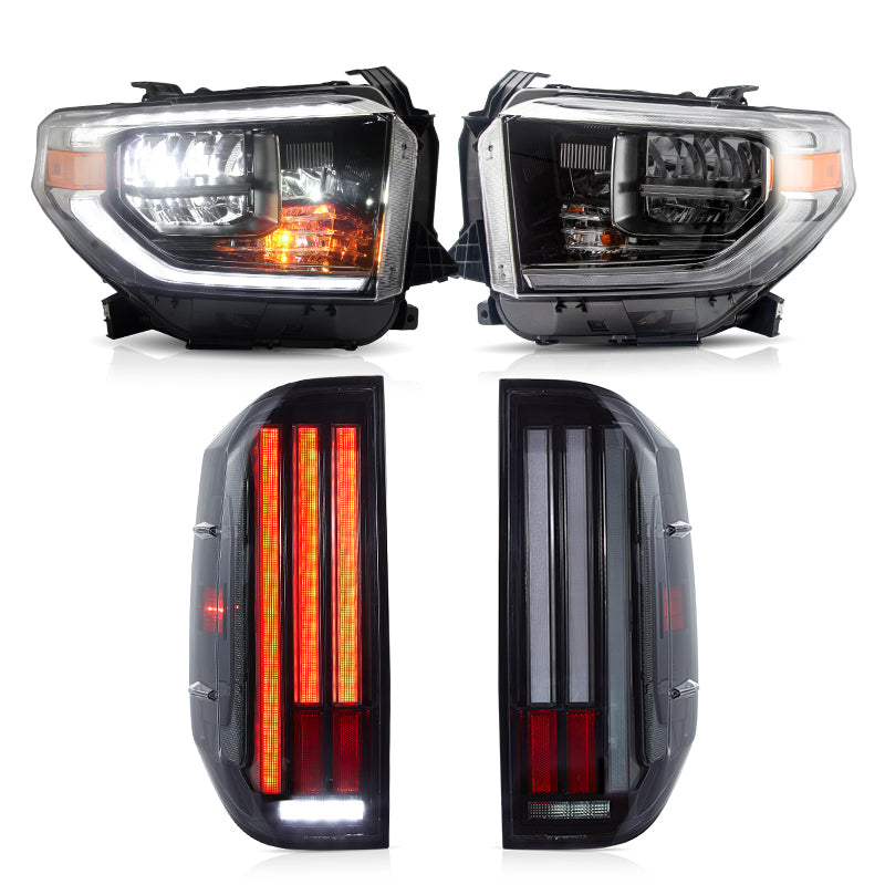 VLAND LED Headlight and Taillight Kit For Toyota Tundra 2014-2021