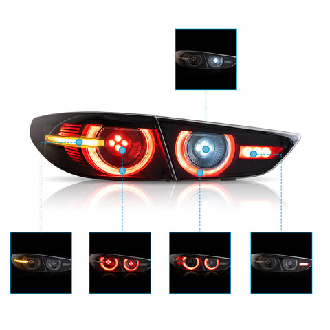 VLAND Tail Lights for Mazda 3 Axela Sedan 2019-2021