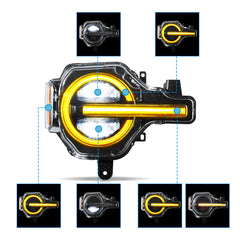 VLAND LED Headlights For 2021-2024 Ford Bronco