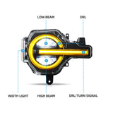 VLAND LED Headlights For 2021-2024 Ford Bronco