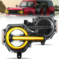 VLAND LED Headlights For 2021-2024 Ford Bronco