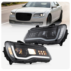 VLAND LED Projector Headlights For Chrysler 300 2011–2023