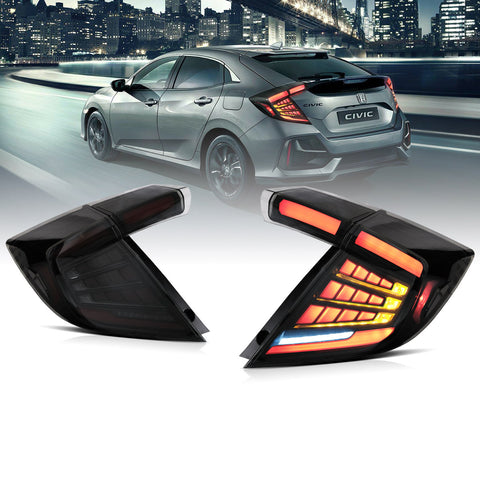 VLAND LED Taillights For 2016-2021 Honda Civic with start-up animation