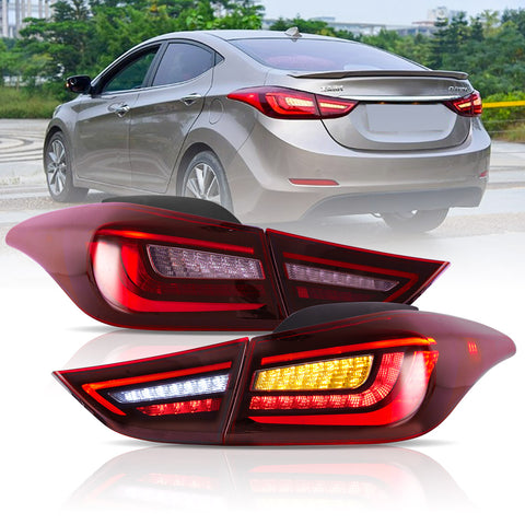 VLAND LED Tail Lights for Hyundai Elantra 2011-2015
