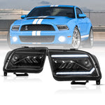 VLAND LED Dual Beam Headlights For Ford Mustang 2005-2009