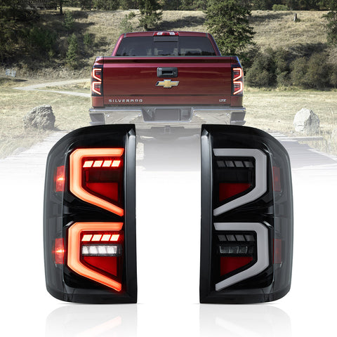 VLAND LED Tail lights For Chevrolet Silverado 1500 2500HD 3500HD 2014-2018