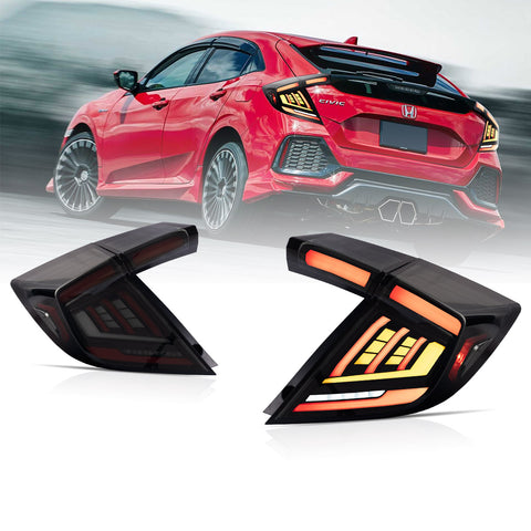 VLAND LED Taillights For 2016-2021 Honda Civic with start-up animation